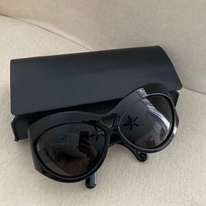 NWOT Saint Laurent 67mm Cat Eye black Sunglasses